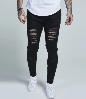 ripped jeans for Men's Long Jeans #99117341