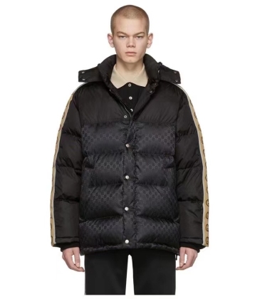 Gucci down coat black unisex #99874778