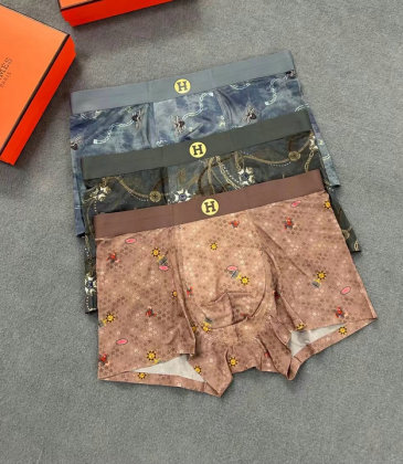 HERMES Underwears for Men Soft skin-friendly light and breathable (3PCS) #A24962